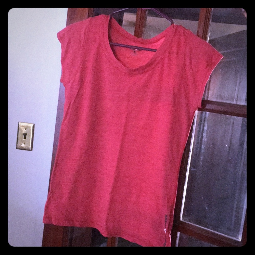 Red Reebok CrossFit athletic top